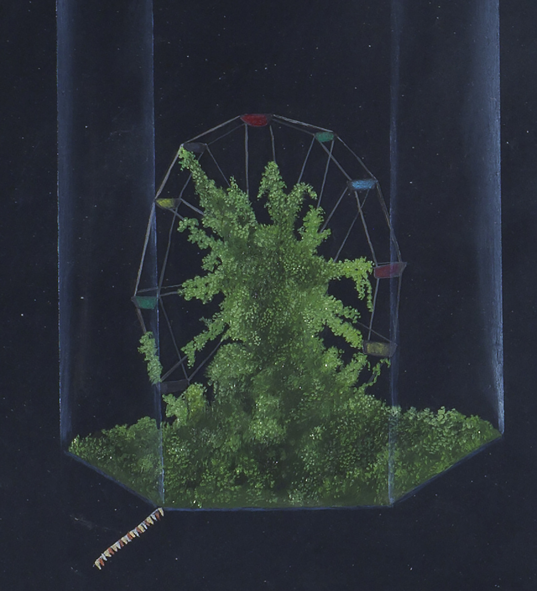 Outer Space Living Is Easy - Ferris Wheel Detail 1