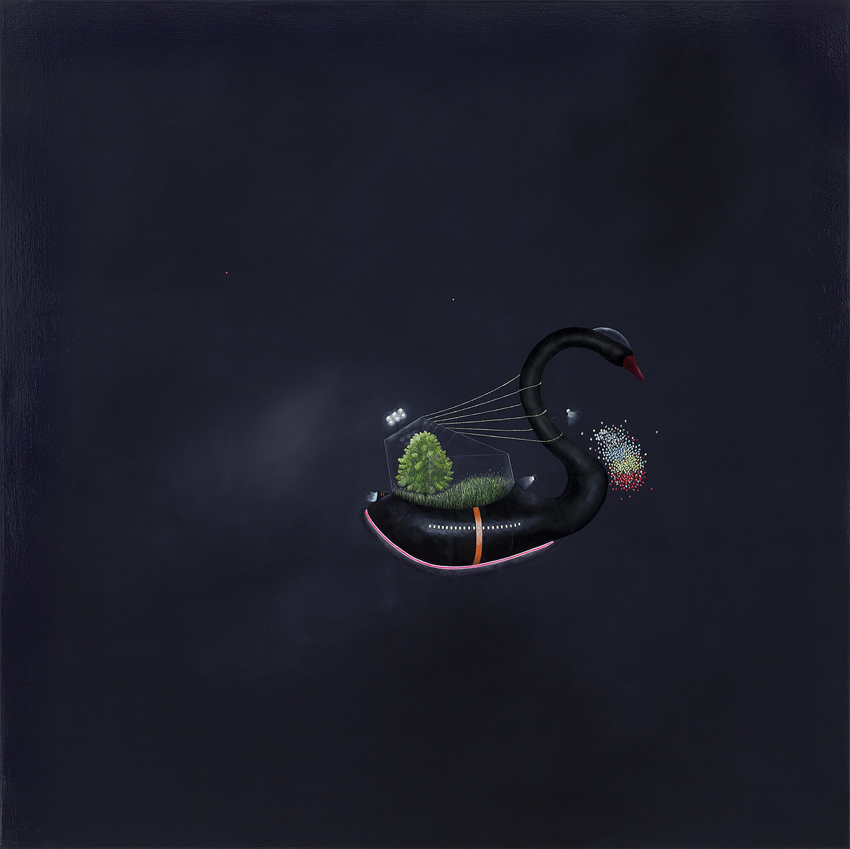 Outer Space Parade Floats - Swan