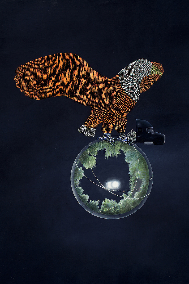 Outer Space Parade Floats - Eagle Detail