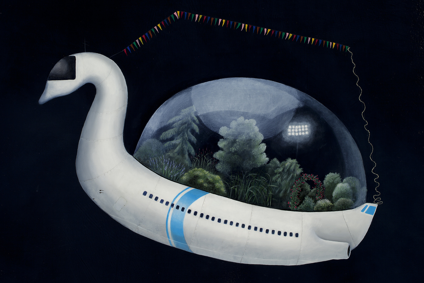 Outer Space Parade Floats - Bird Detail